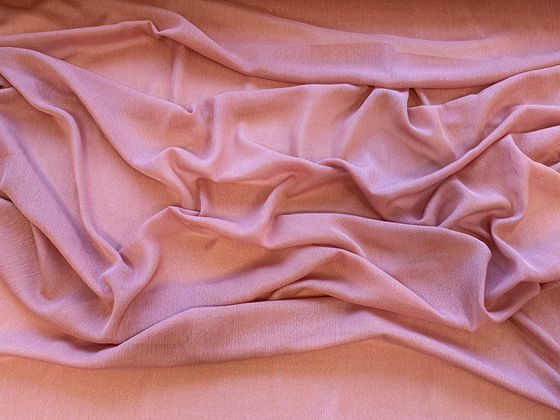 voal creponat rose