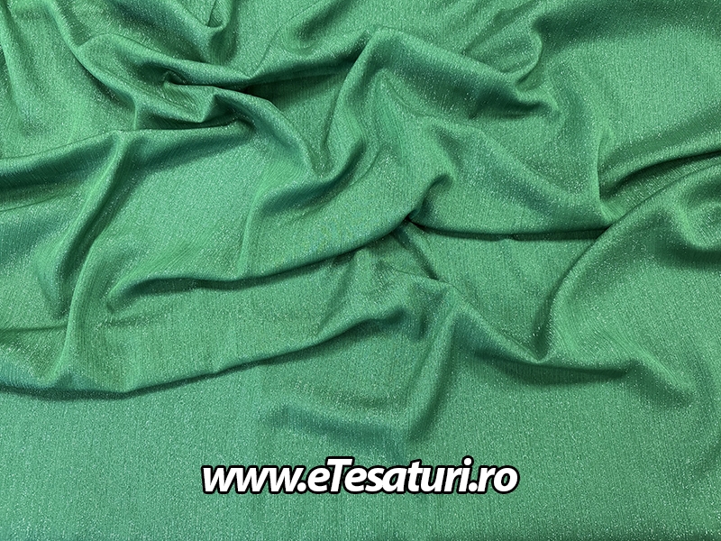 voal creponat verde